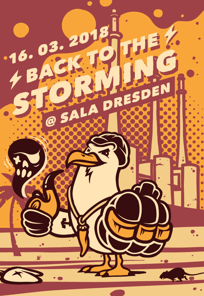 Back to the Storming - Flyer fronte