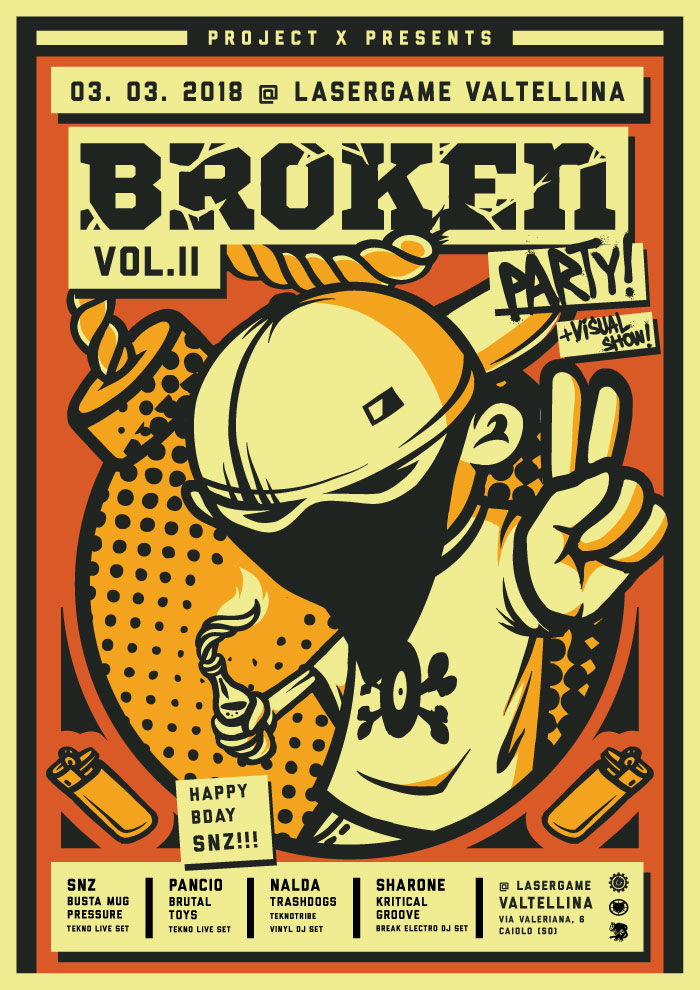 Broken Party vol.2 - Locandina
