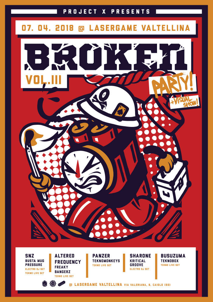Broken Party Vol.3 - Locandina